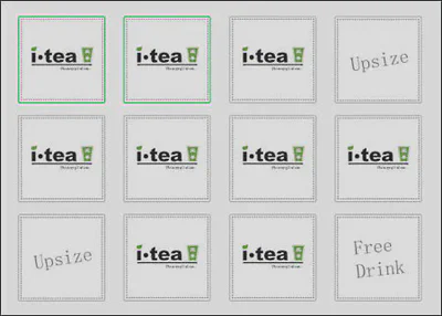 iTea electronic stamp card