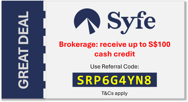 Best Syfe Brokerage referral code 2024