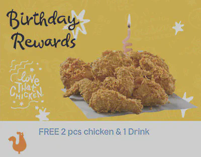 Popeyes Chicken birthday benefit