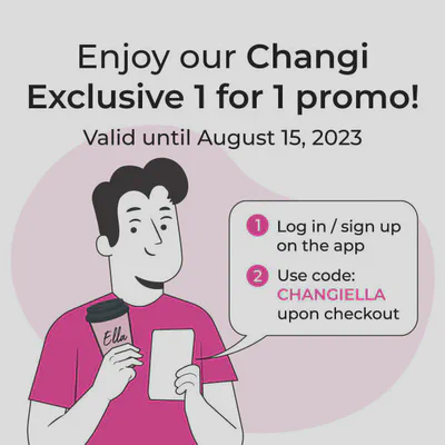 Ella App Changi Special 1-for-1 promo