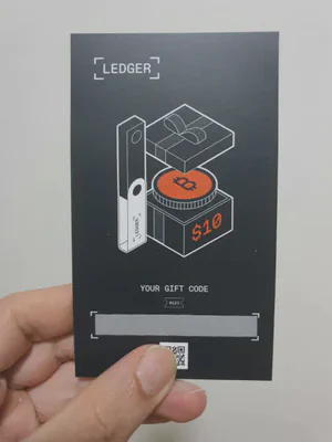 Ledger referral gift card