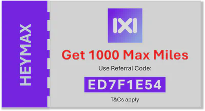 Best Heymax Max miles referral code