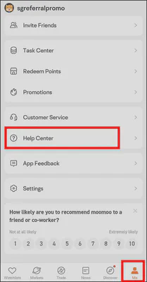 Step 1: `'Help Center'`