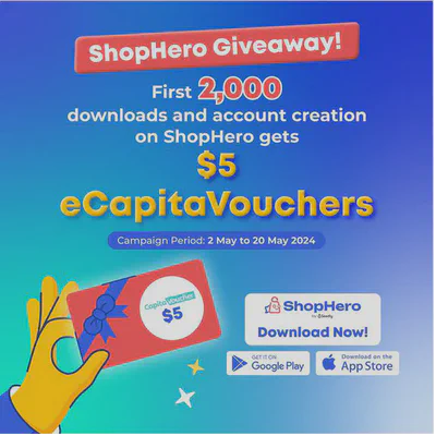 ShopHero by Seedly sign up promotion