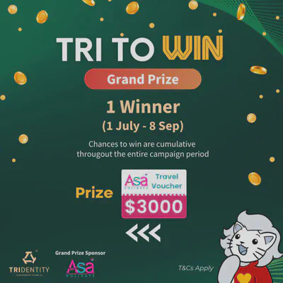 Tridentity Grand Prize by ASA Holidays