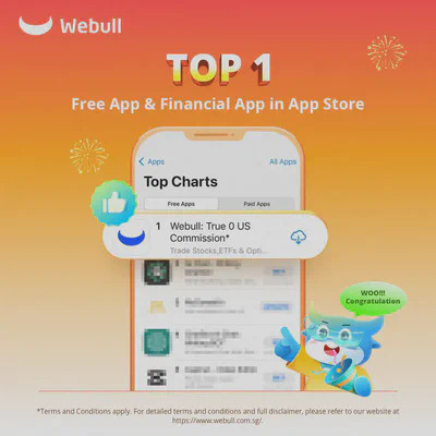 Webull number one app in app store